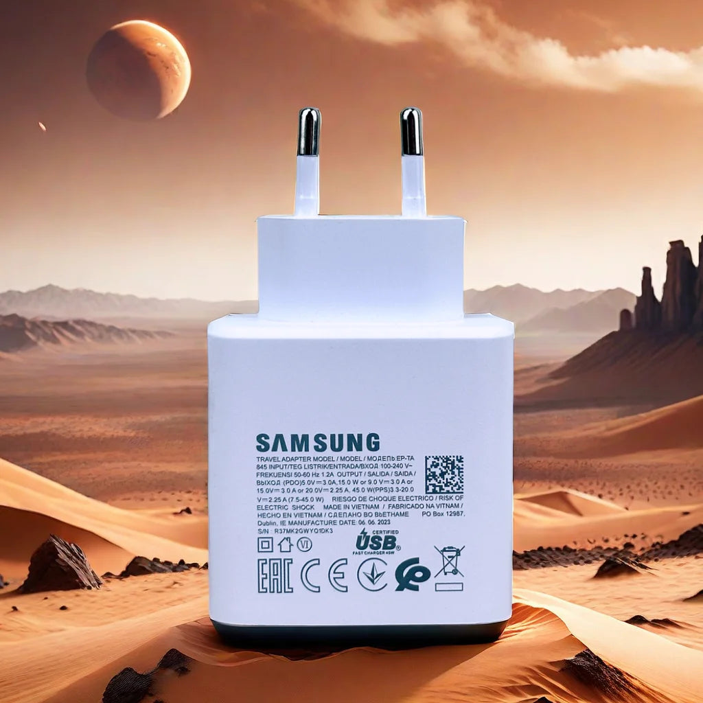 Cargador Original Samsung 45W Super Fast Charge USB-C