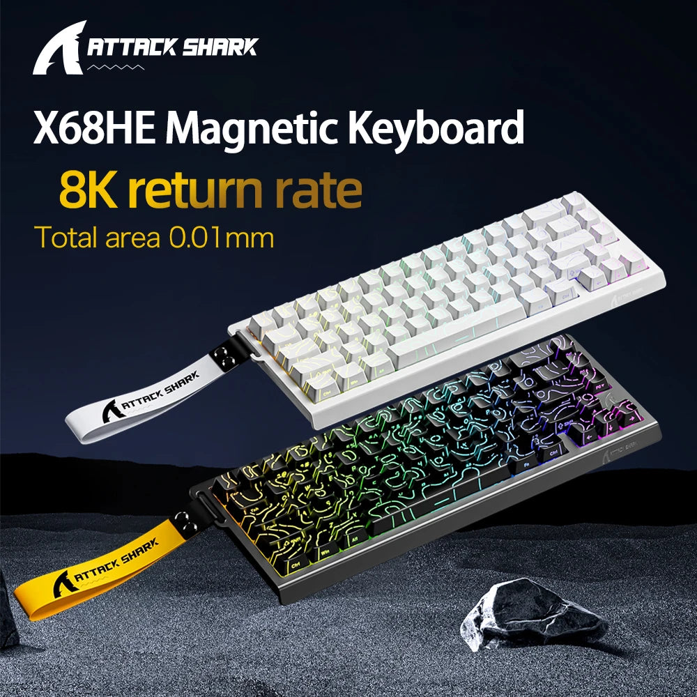 Teclado Mecánico Gamer ATTACK SHARK X68HE RGB