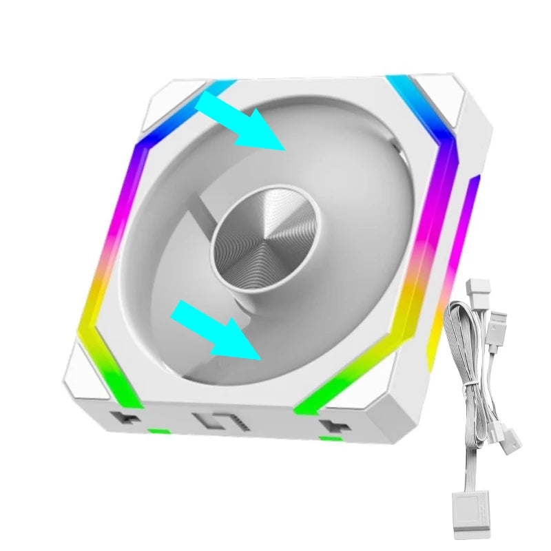 Ventilador ARGB Jumpeak CS120 de 120 mm para PC
