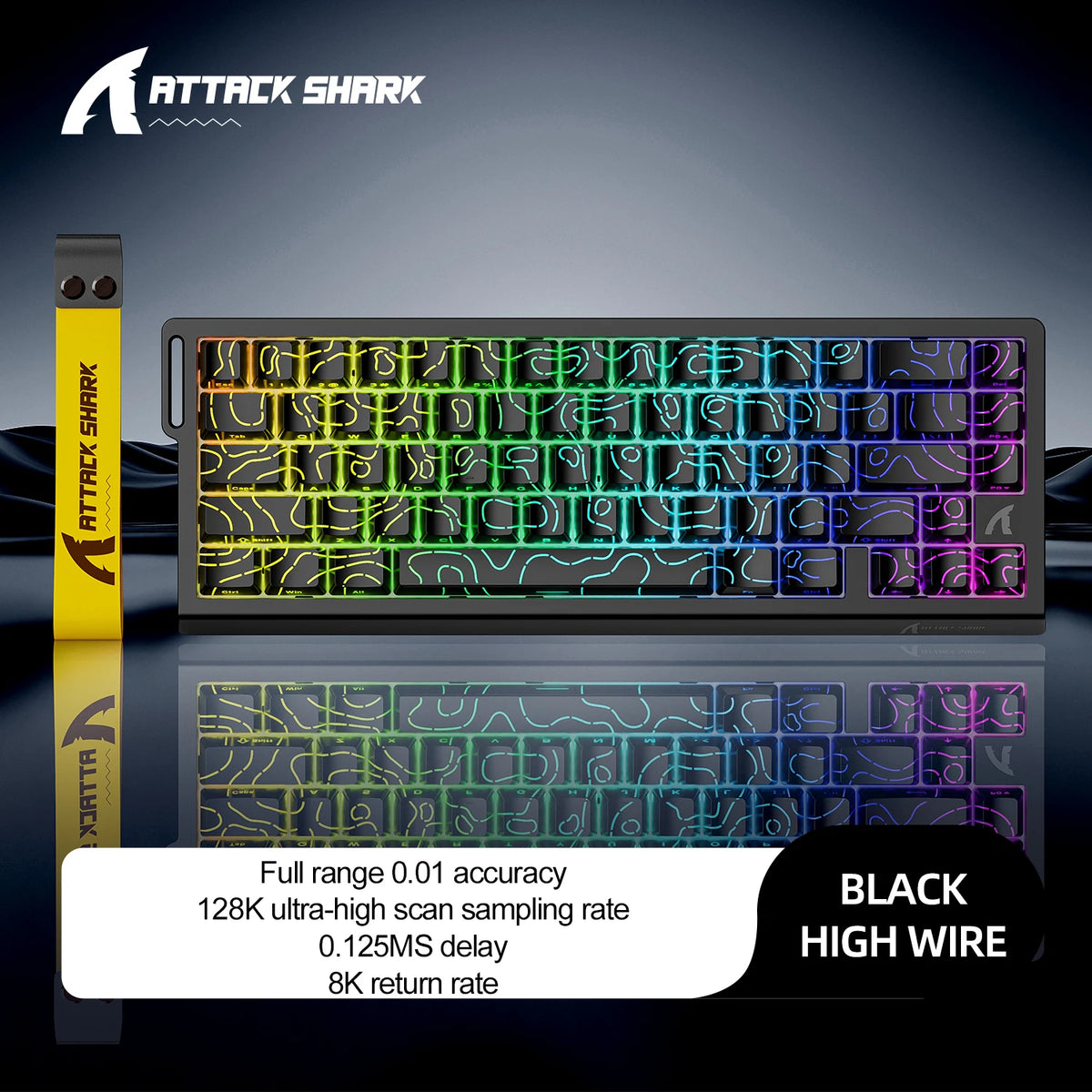 Teclado Mecánico Gamer ATTACK SHARK X68HE RGB