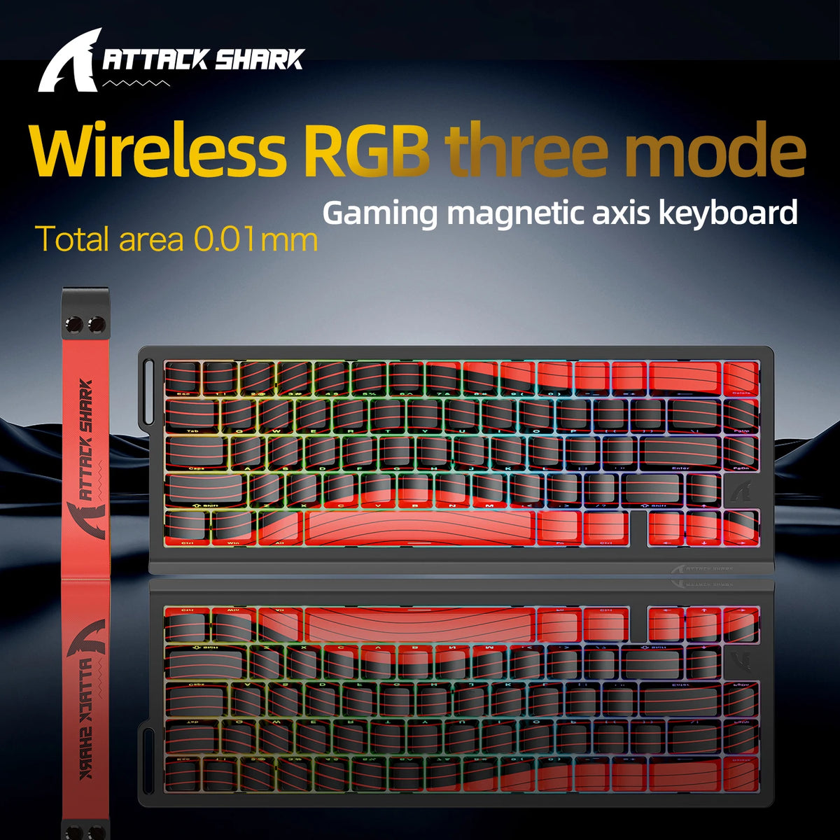 Teclado Mecánico Gamer ATTACK SHARK X68HE RGB