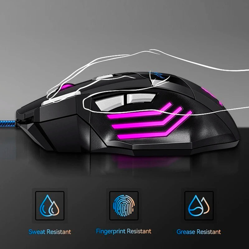 DIXSG USB Gaming Mouse | Mouse Gamer LED