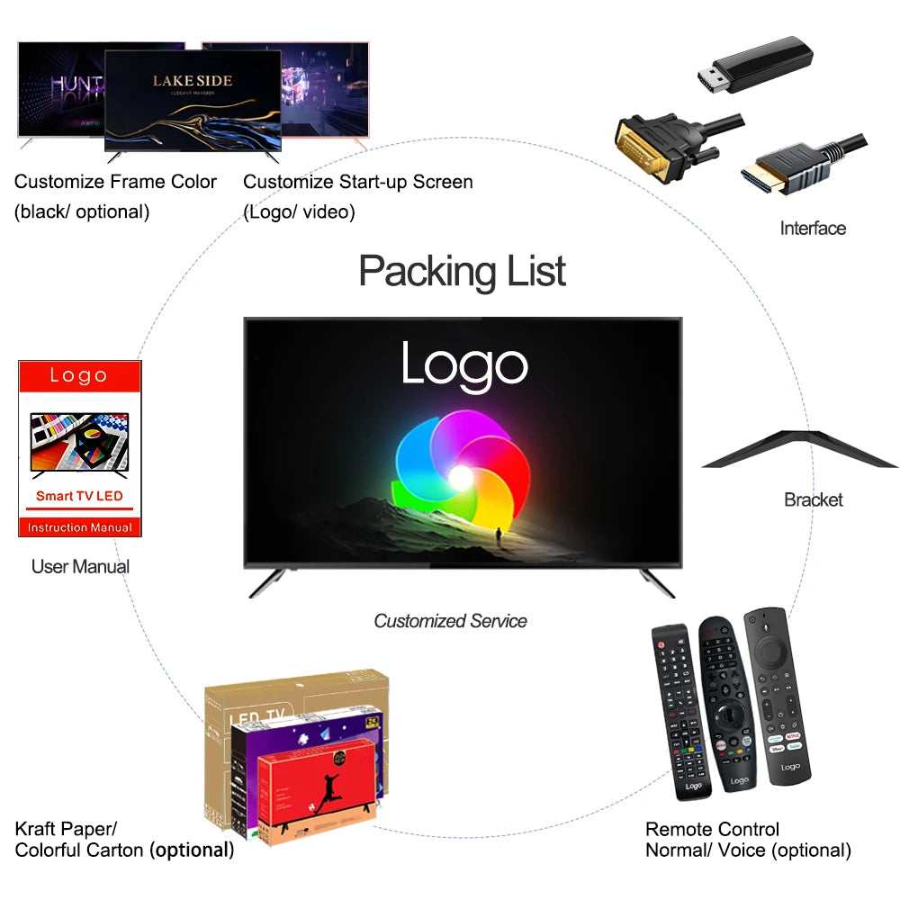 Smart TV LED Android de 32" FULL HD 1080p I HDMI, USB, Bluetooth y Wifi