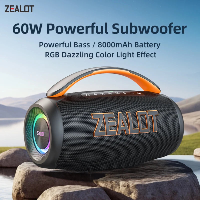 ZEALOT P12 60W Bluetooth Speaker | Bocina Portátil